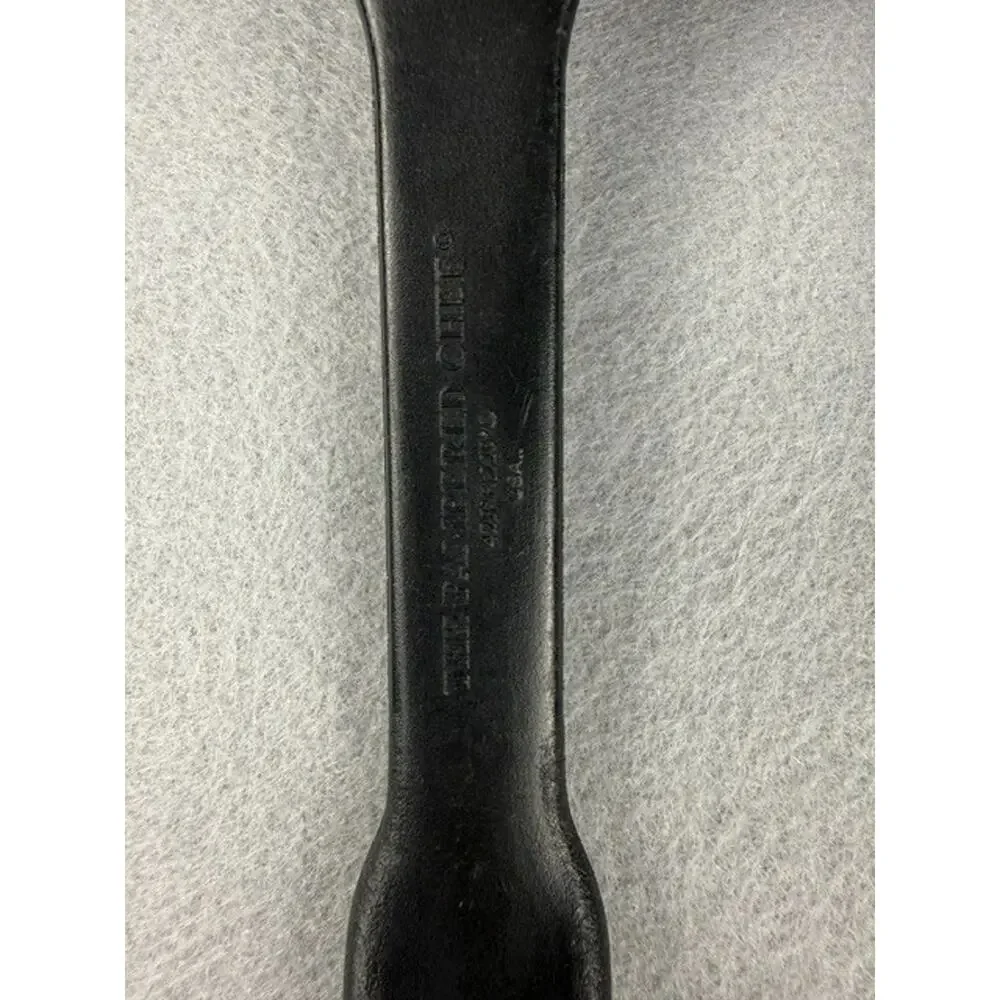 Retired Pampered Chef Black Nylon Slotted Spoon and Ladle Kitchen Tool Set